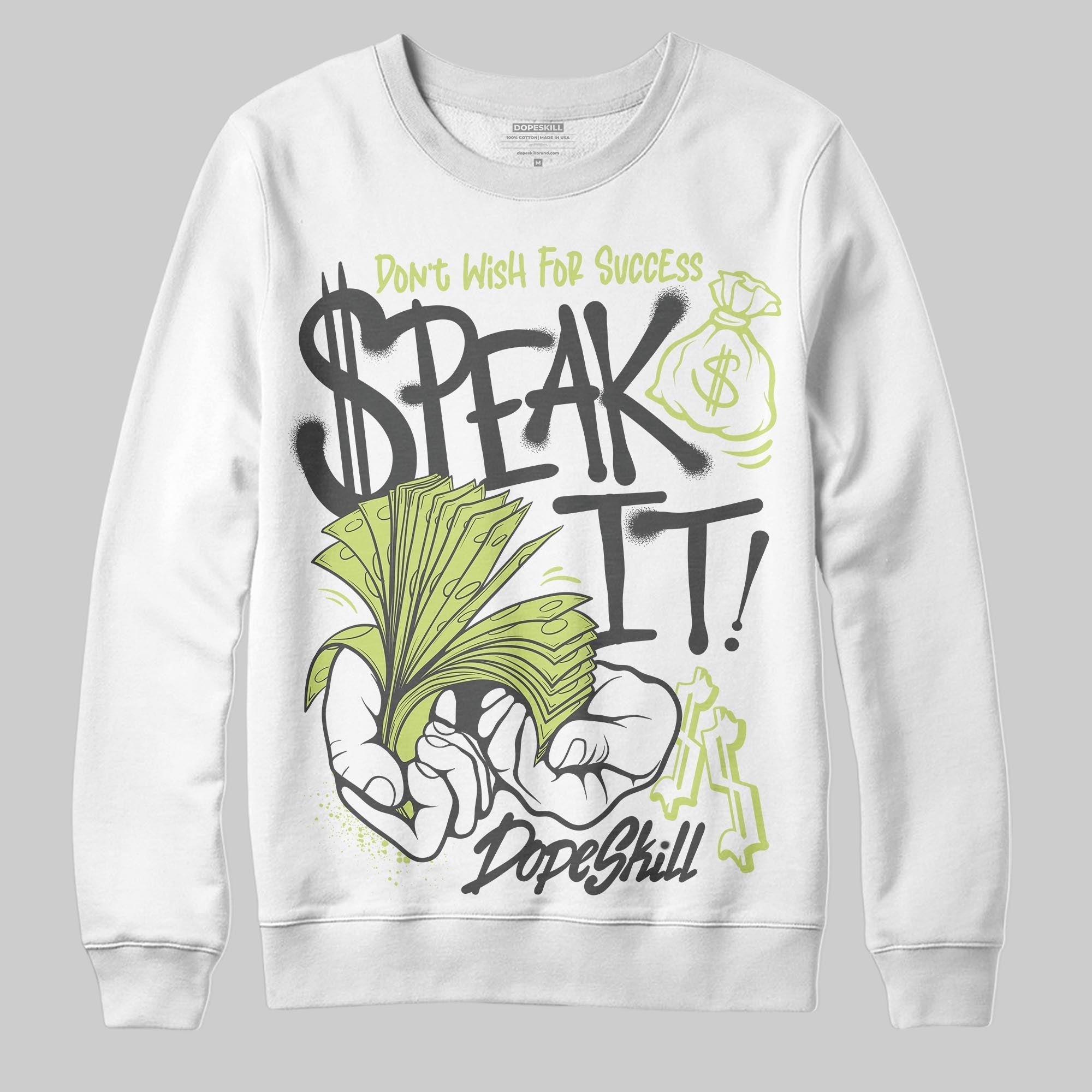 Light Lemon Twist 4s superstreetwear Sweatshirt Speak It Graphic