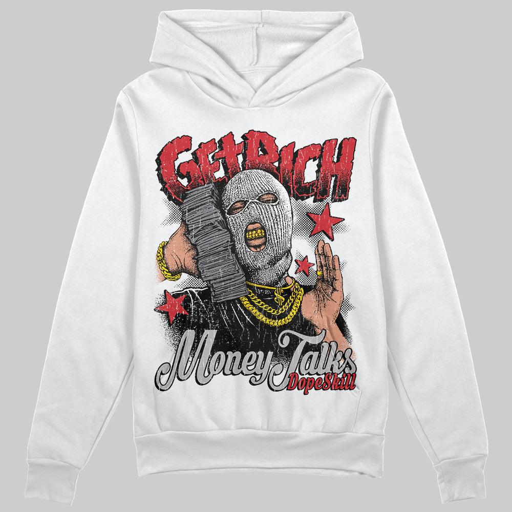 Bred Velvet 11s superstreetwear Hoodie Sweatshirt Get Rich Graphic