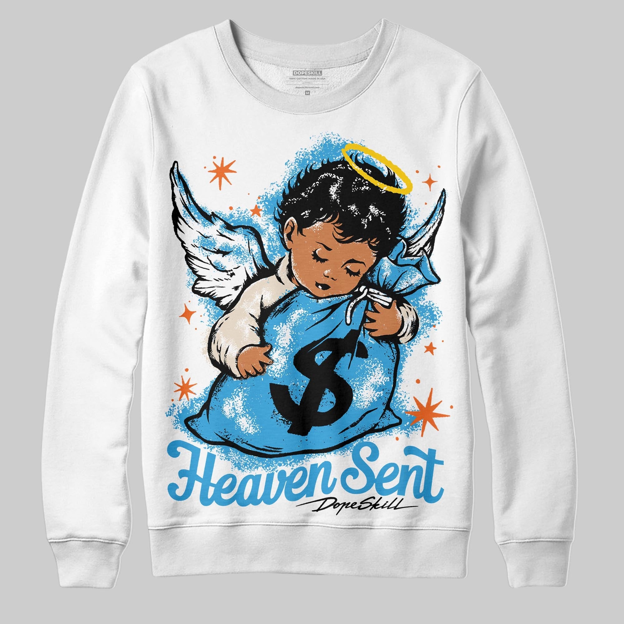 UNC Reimagined 1s superstreetwear Sweatshirt Heaven Sent Graphic