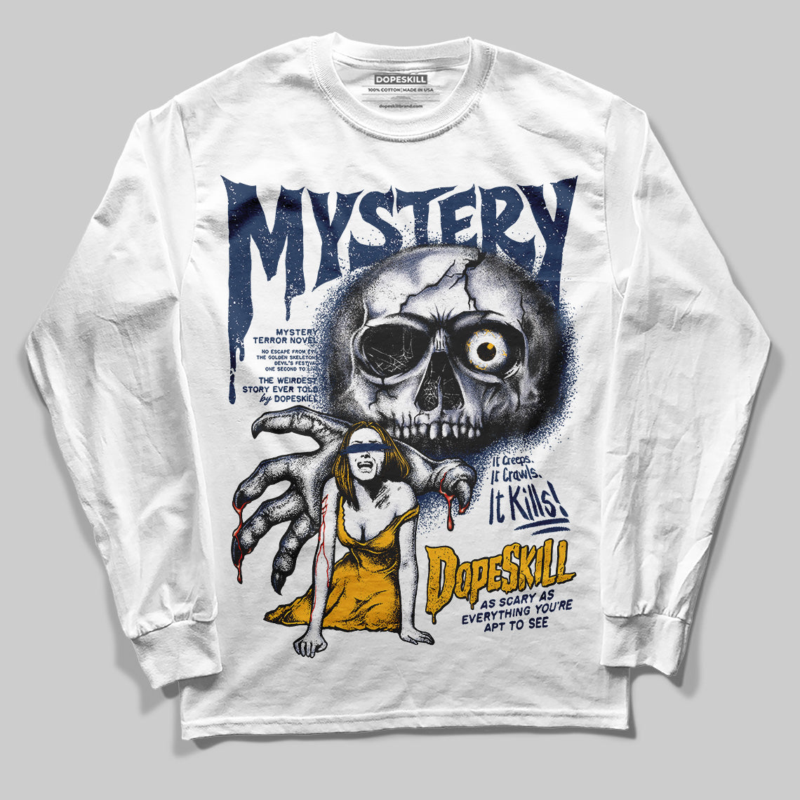 Retro Dunk From Above 4s superstreetwear Long Sleeve T-Shirt Mystery Ghostly Grasp Graphic