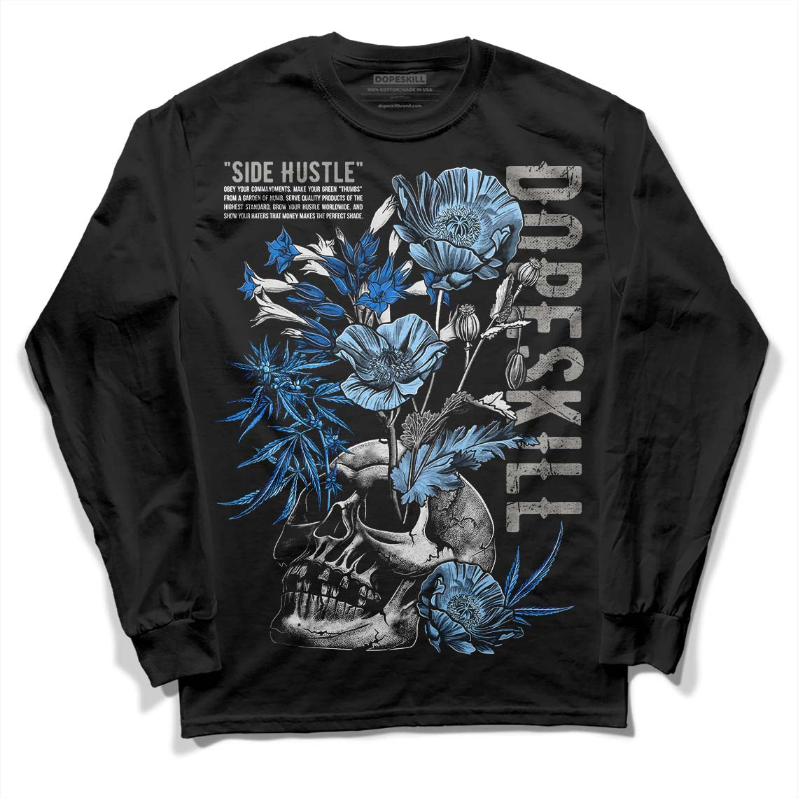 Cool Grey 11s superstreetwear Long Sleeve T-Shirt Side Hustle Graphic