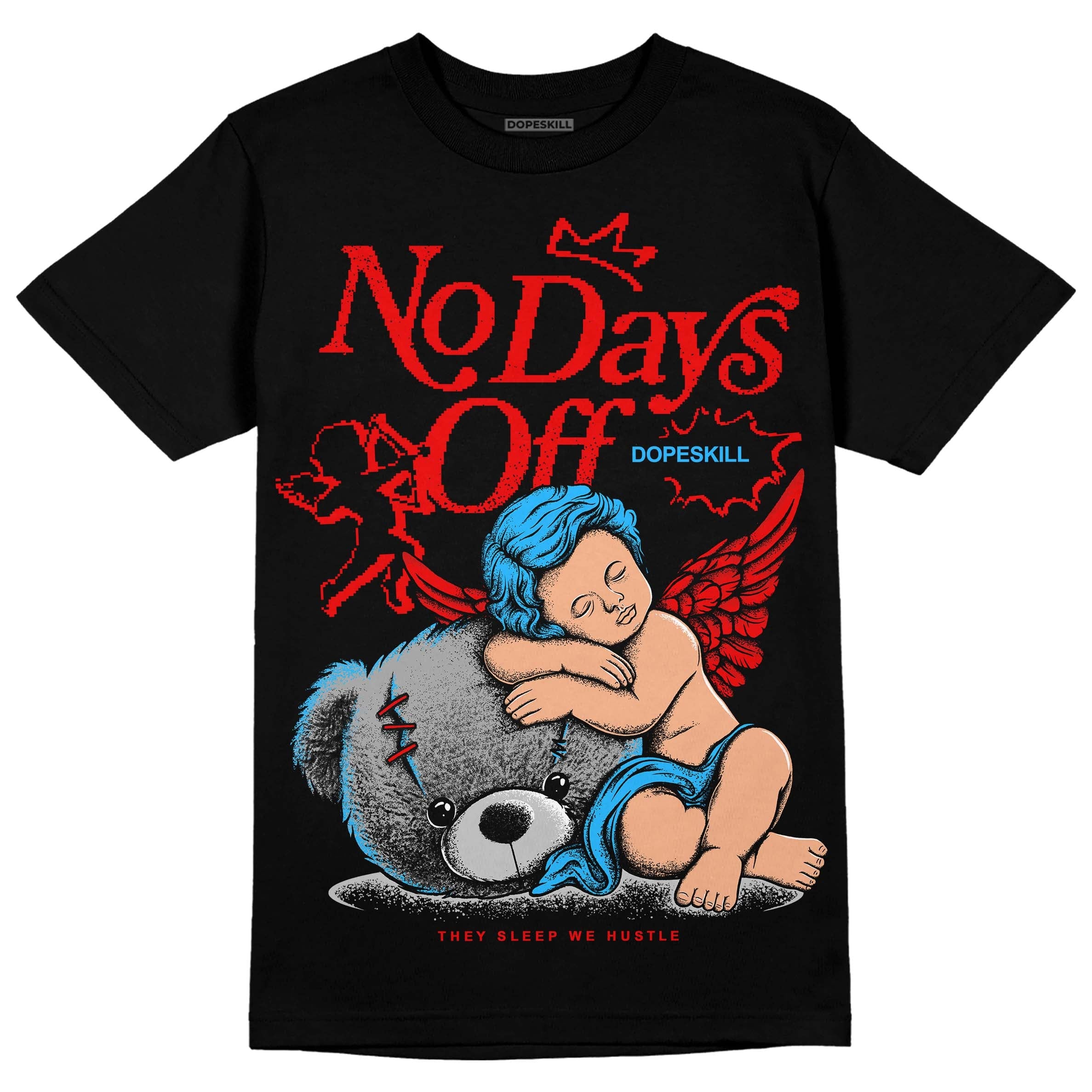 Cherry 12s superstreetwear T-Shirt New No Days Off Graphic