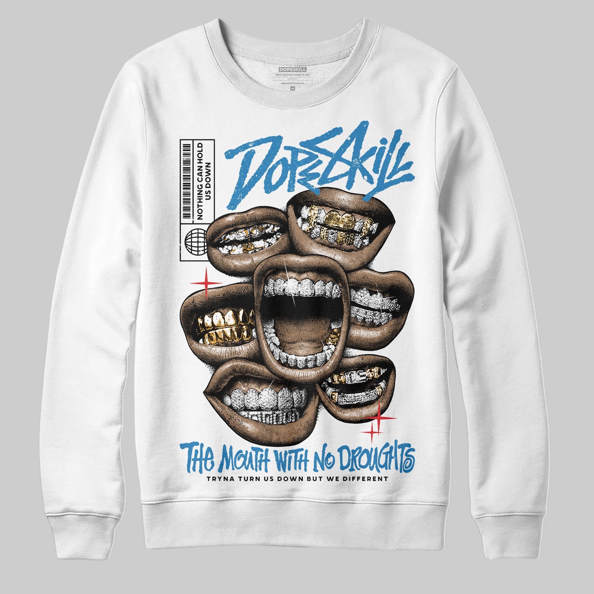 Rare Air 3s superstreetwear Sweatshirt The Mouth With No Droughts Graphic