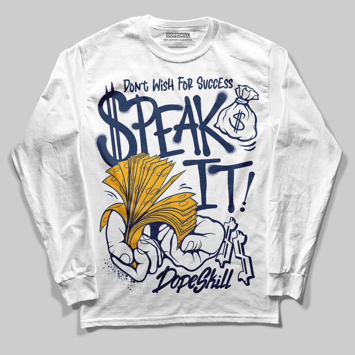 Retro Dunk From Above 4s superstreetwear Long Sleeve T-Shirt Speak It Graphic