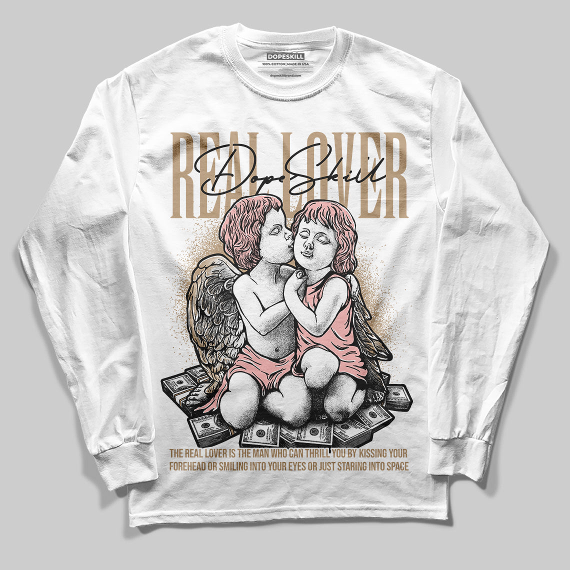 AIR FORCE 1 LINEN superstreetwear Long Sleeve T-Shirt Real Lover Graphic