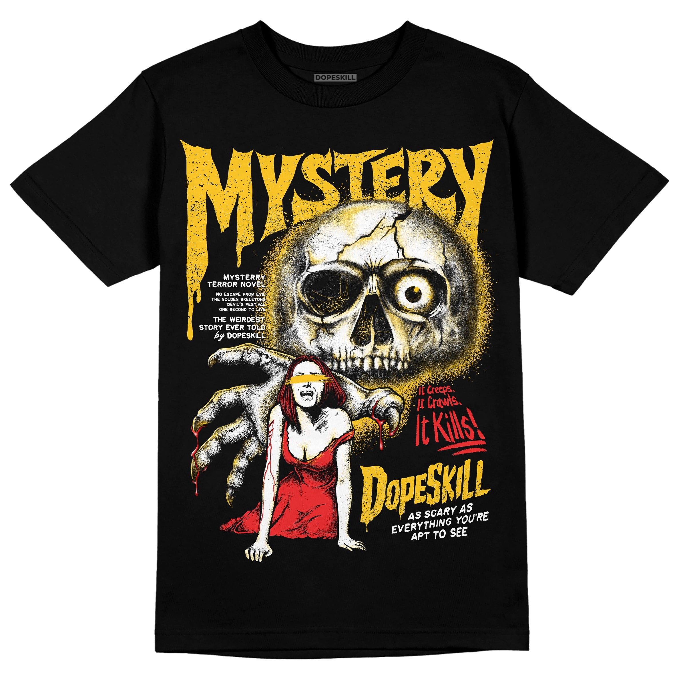 Yellow Collection superstreetwear T-Shirt Mystery Ghostly Grasp Graphic