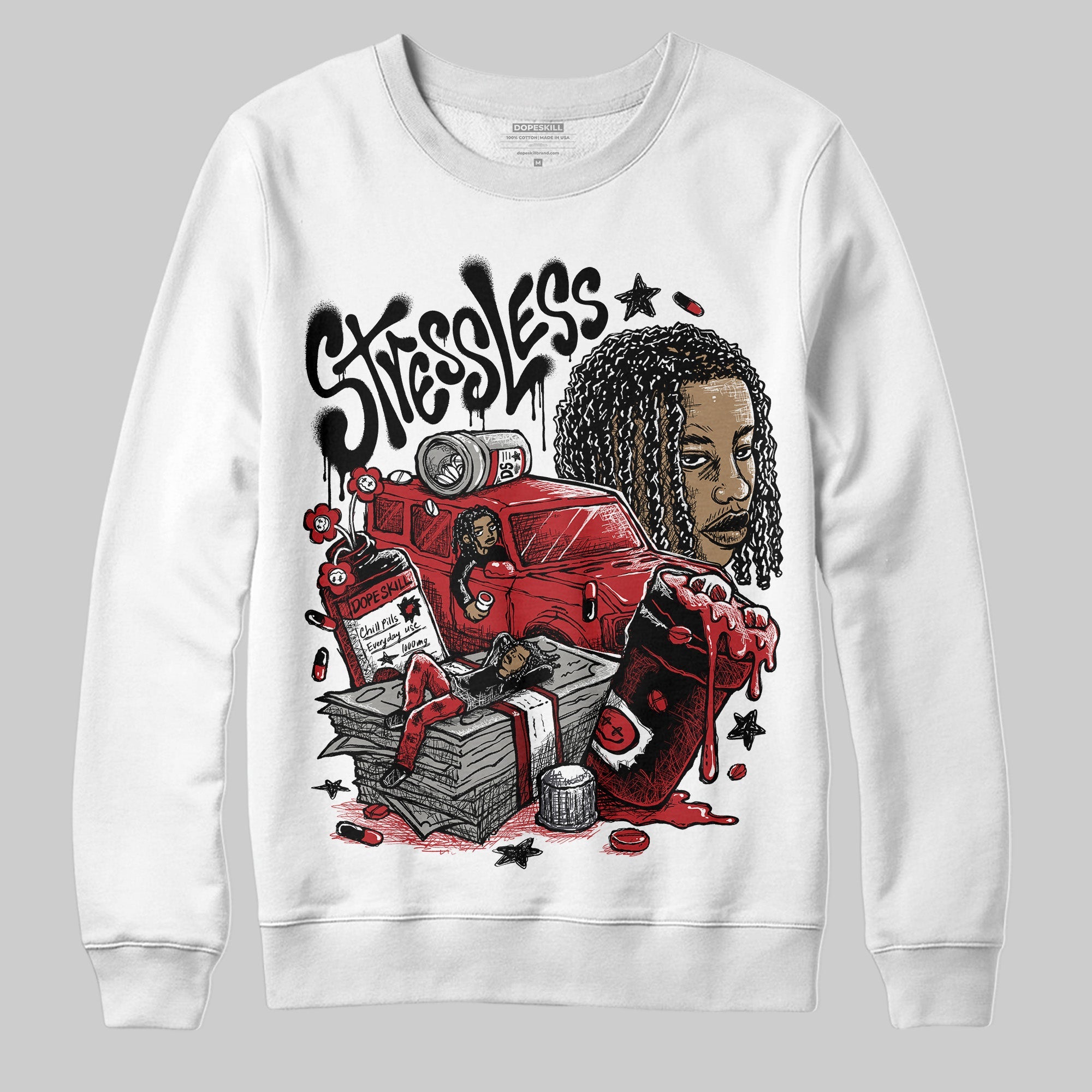 Flu Game 12s superstreetwear Sweatshirt Stressless Graphic