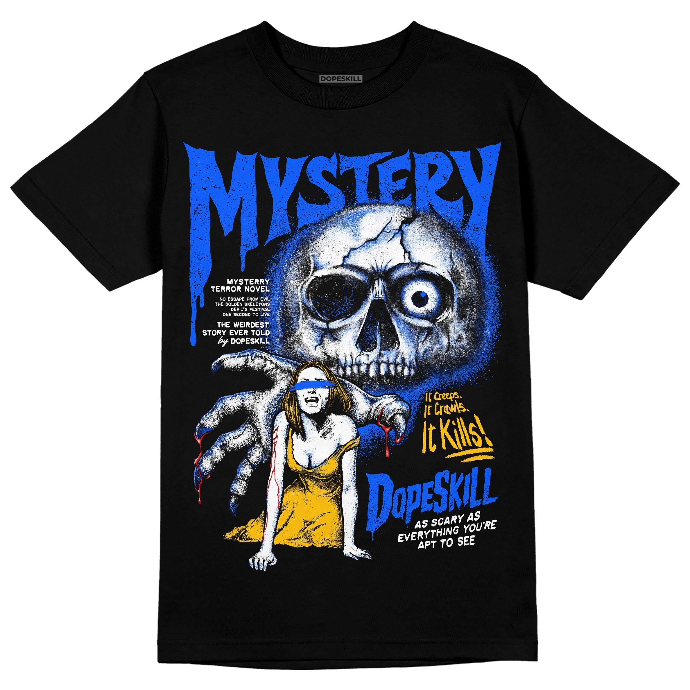 Royal Blue Collection superstreetwear T-Shirt Mystery Ghostly Grasp Graphic