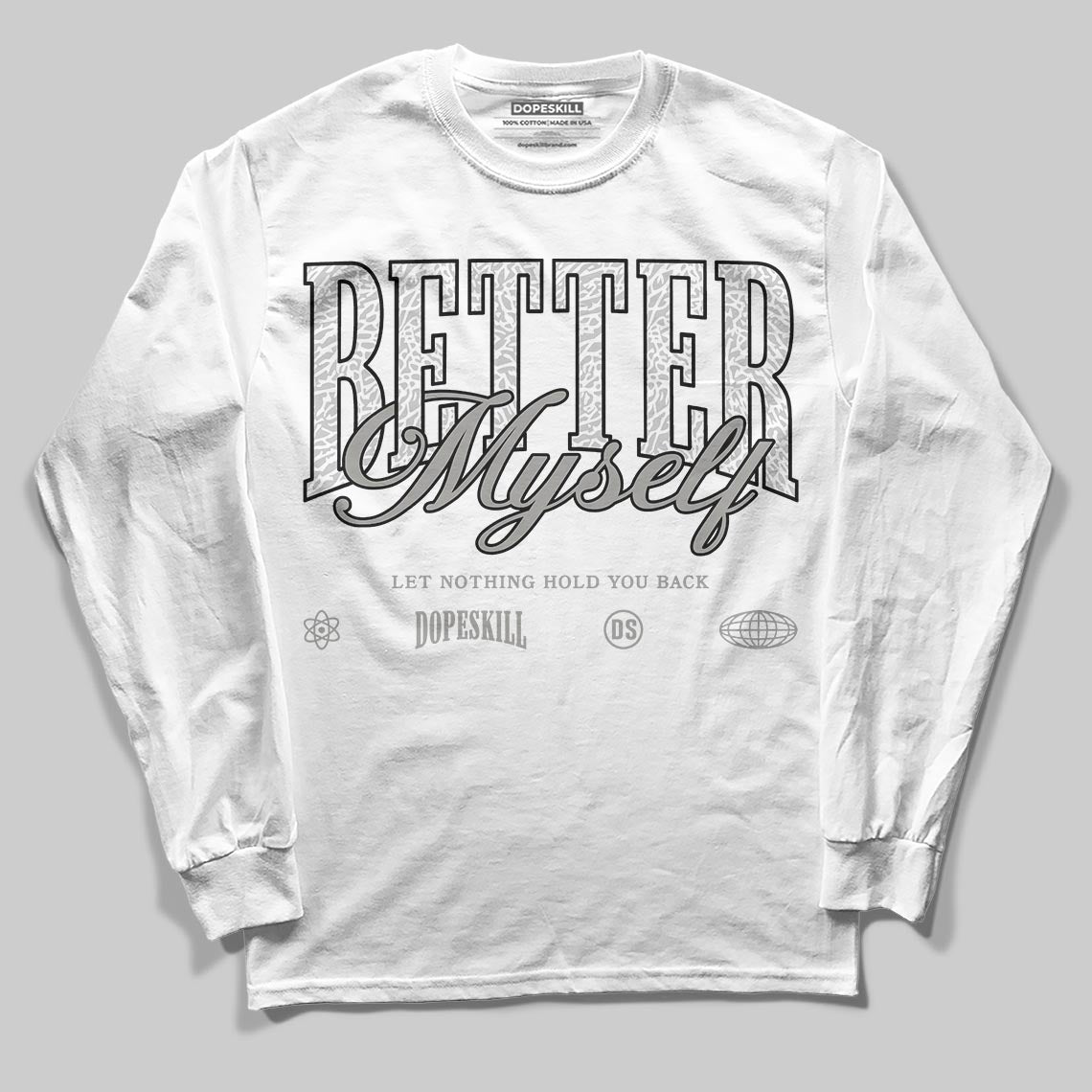 Pure Money 3s superstreetwear Long Sleeve T-Shirt Better Myself Graphic