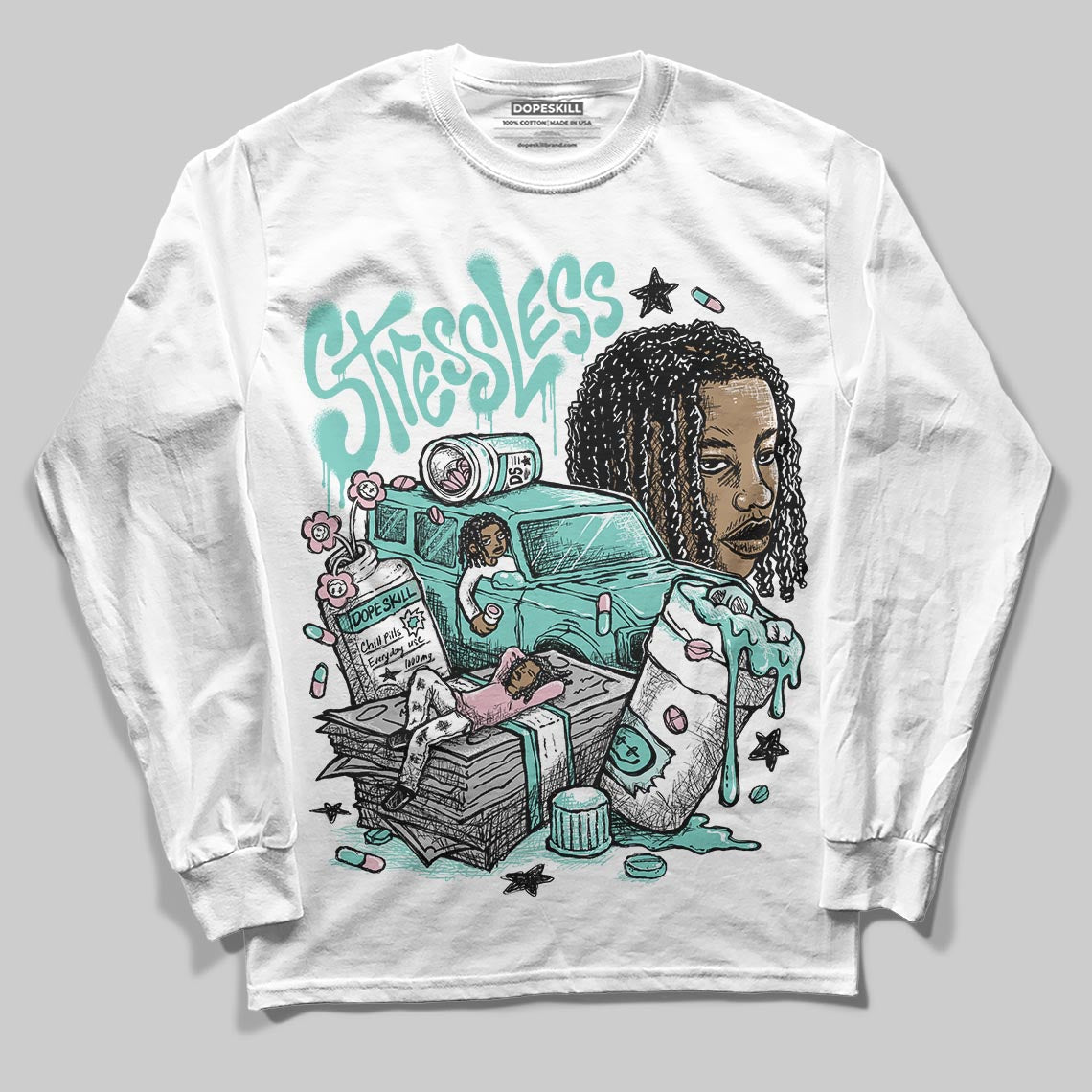 Igloo 11s superstreetwear Long Sleeve T-Shirt Stressless Graphic