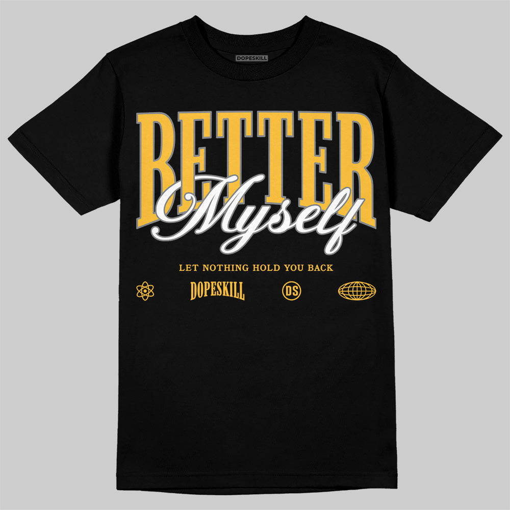 9060 Varsity Gold superstreetwear T-Shirt Better Myself Graphic