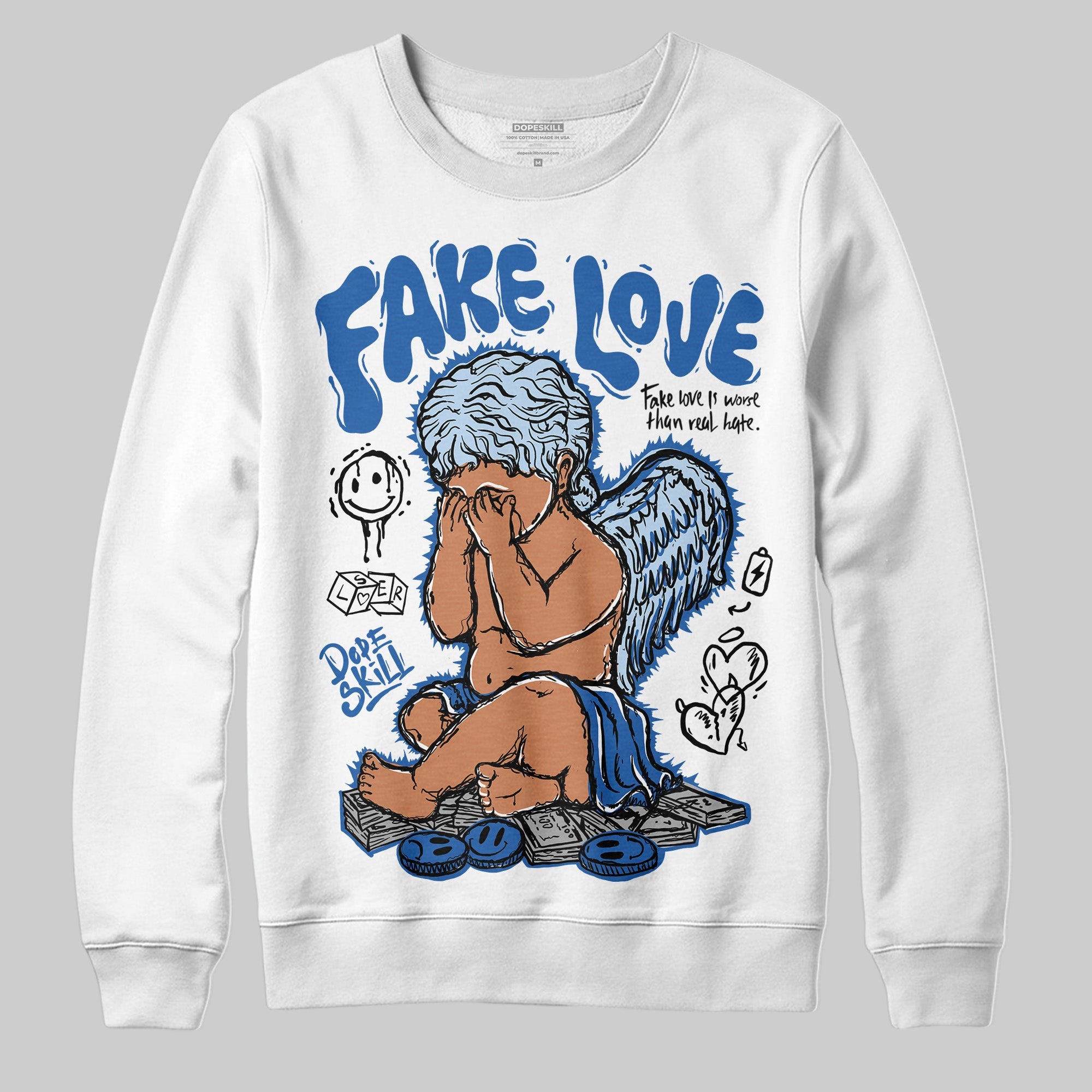 Space Jam 11s superstreetwear Sweatshirt False Love Graphic