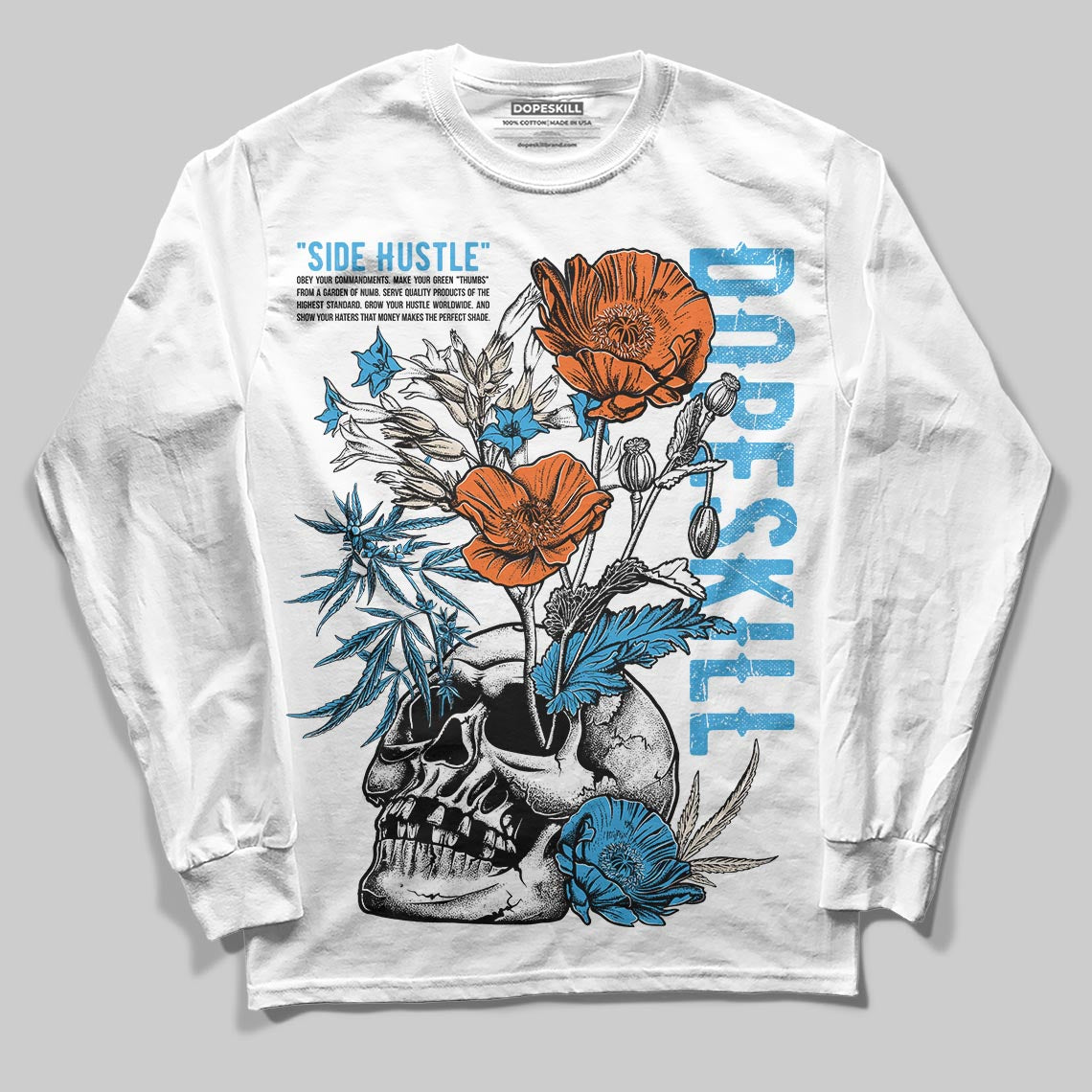 UNC Reimagined 1s superstreetwear Long Sleeve T-Shirt Side Hustle Graphic