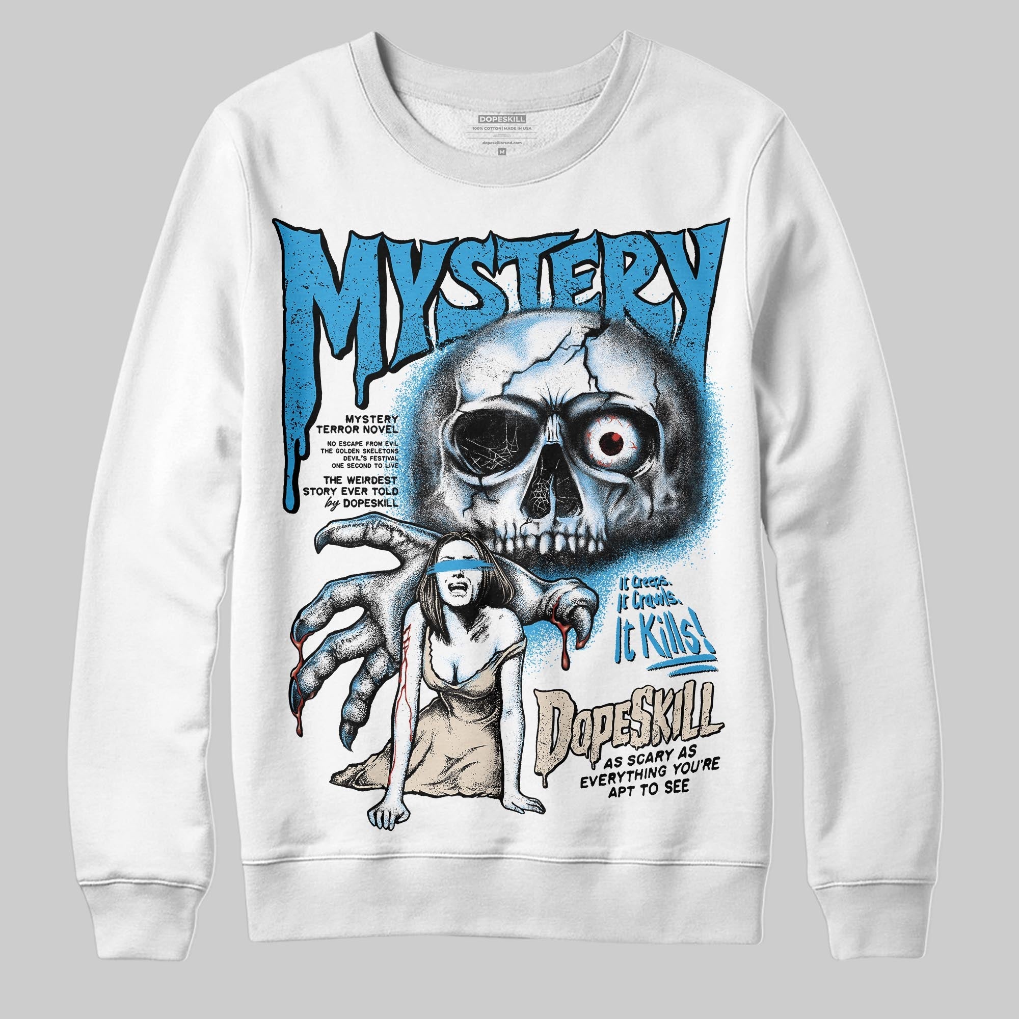 UNC Reimagined 1s superstreetwear Sweatshirt Mystery Ghostly Grasp Graphic