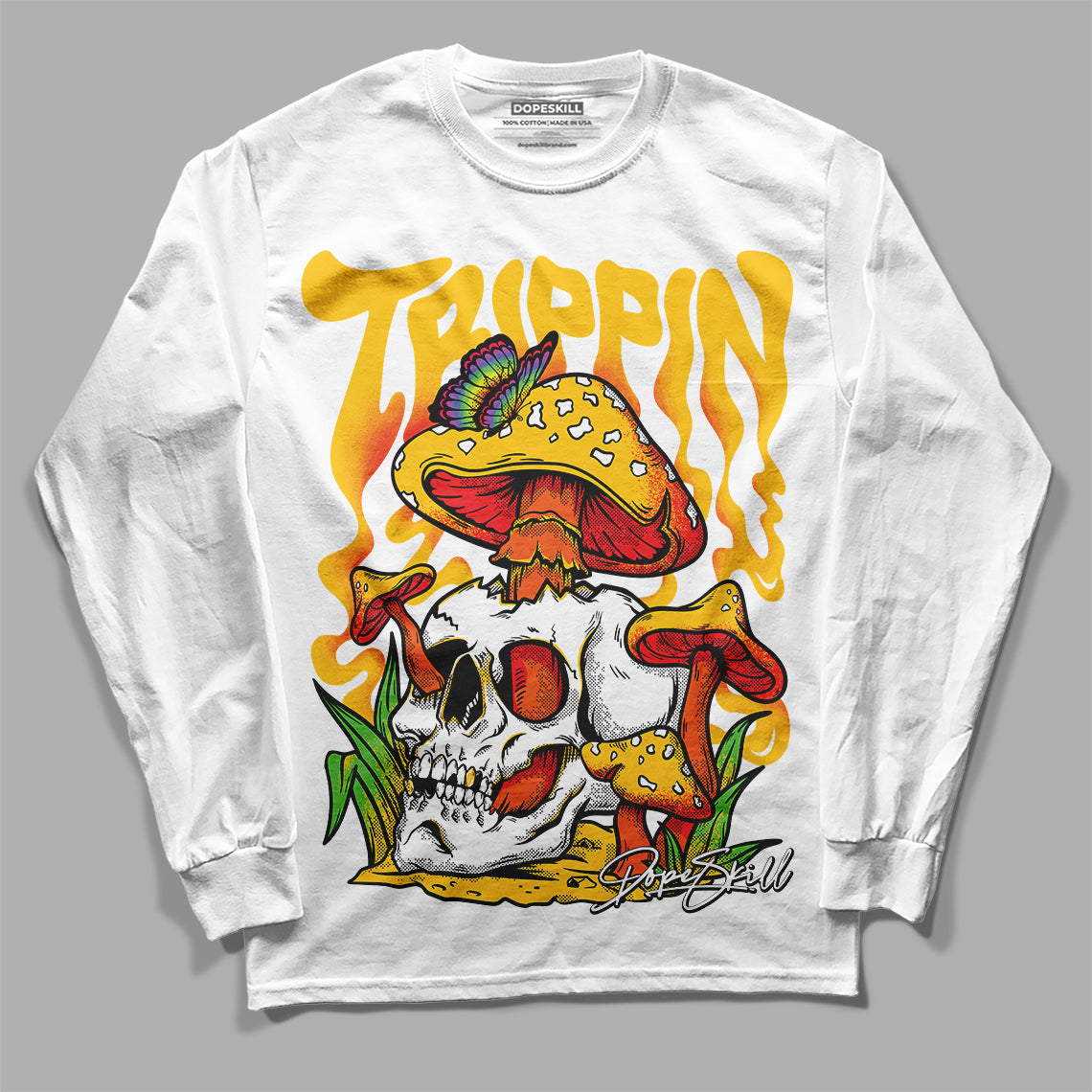 Yellow Collection superstreetwear Long Sleeve T-Shirt Trippin Graphic