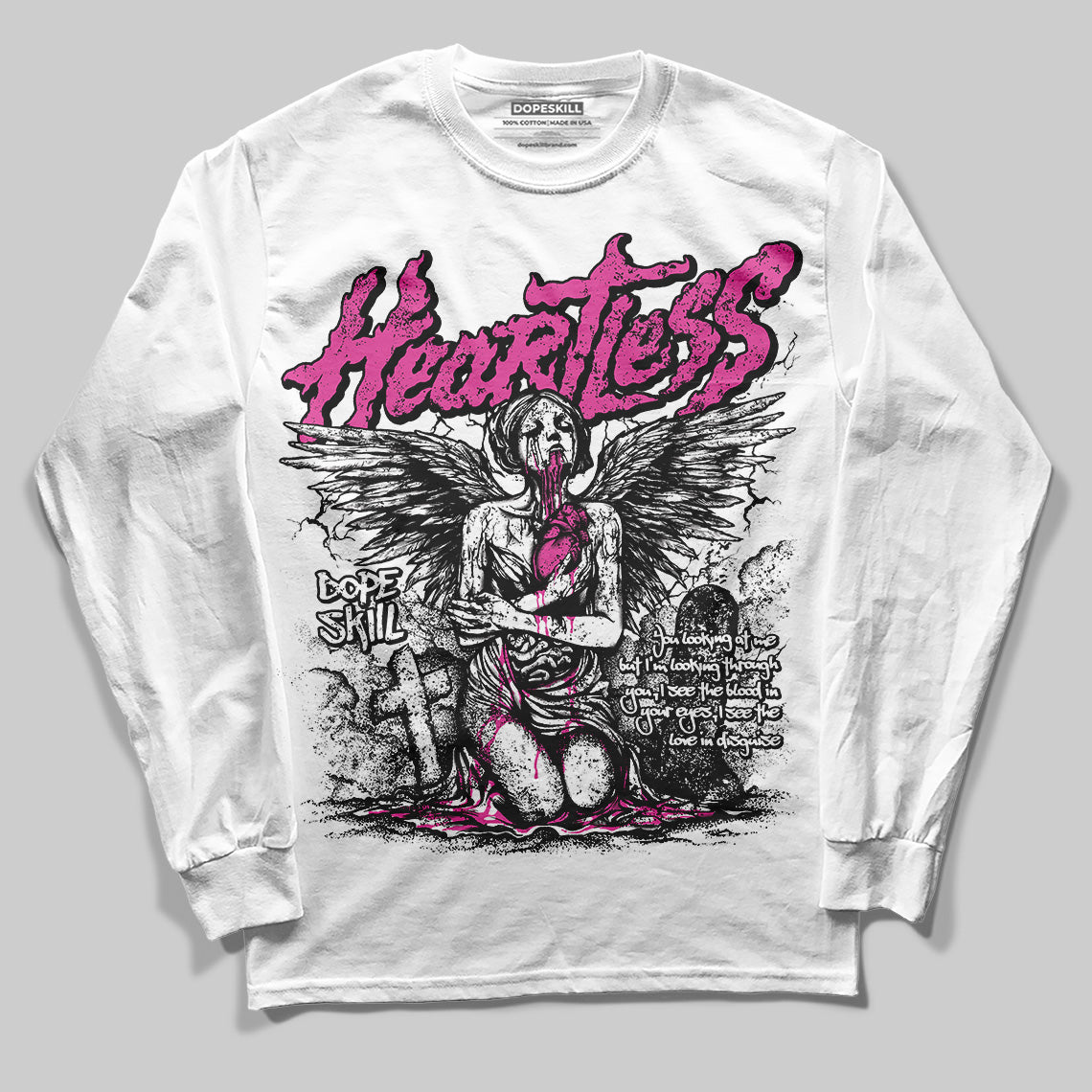 Dunk Active Fuchsia superstreetwear Long Sleeve T-Shirt Heartless Graphic