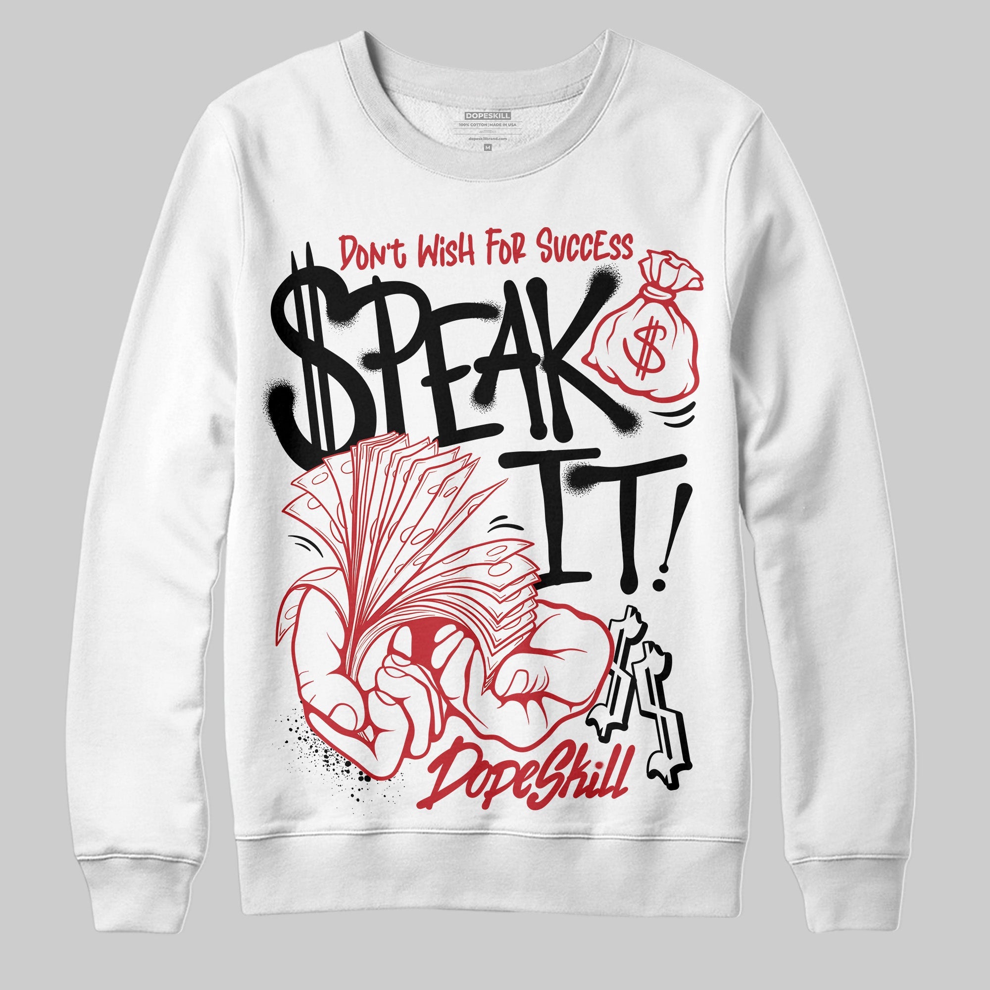 Bred 11s superstreetwear Sweatshirt Speak It Graphic