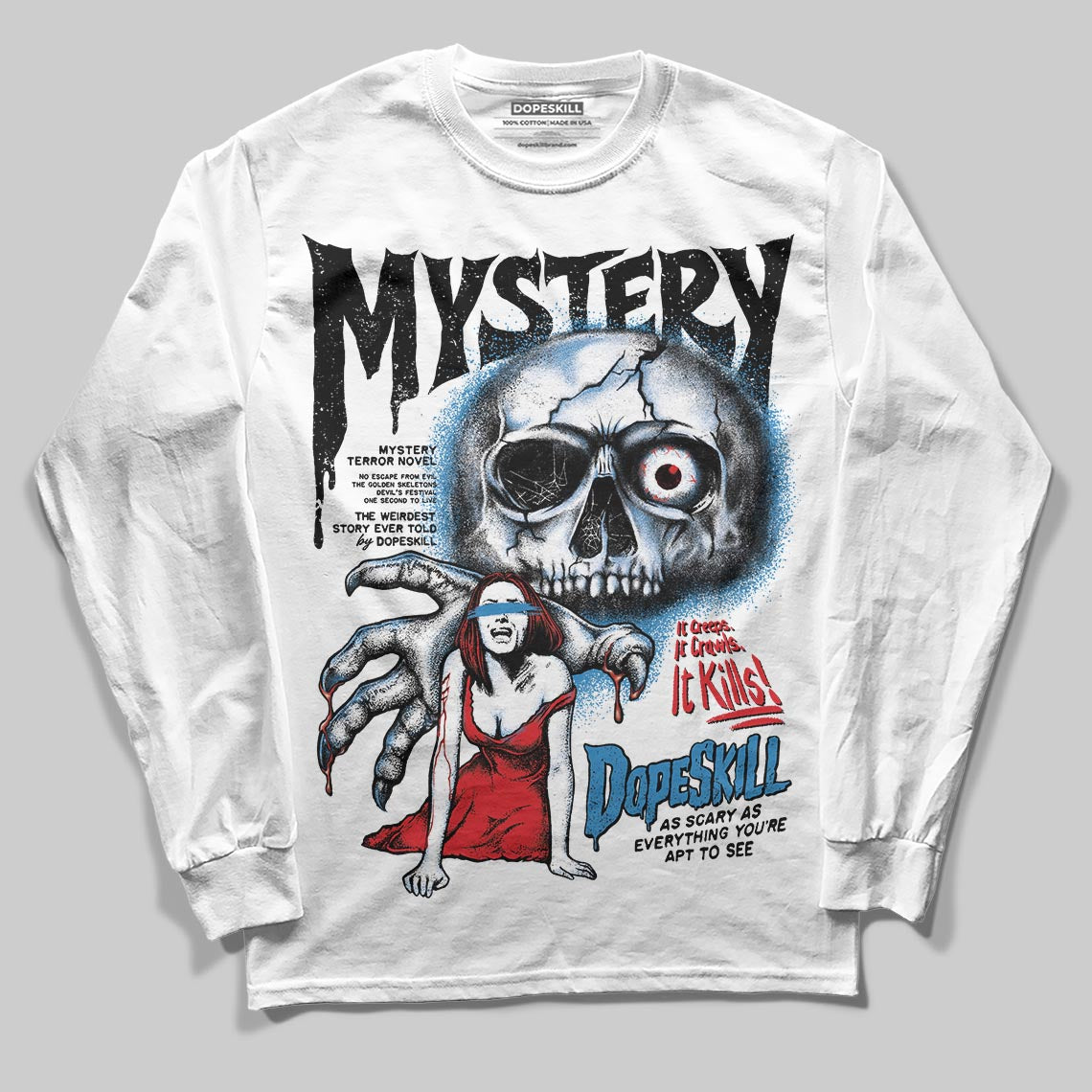 Rare Air 3s superstreetwear Long Sleeve T-Shirt Mystery Ghostly Grasp Graphic