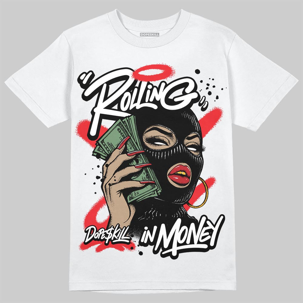 Black and White Collection superstreetwear T-Shirt Rolling in Money Graphic