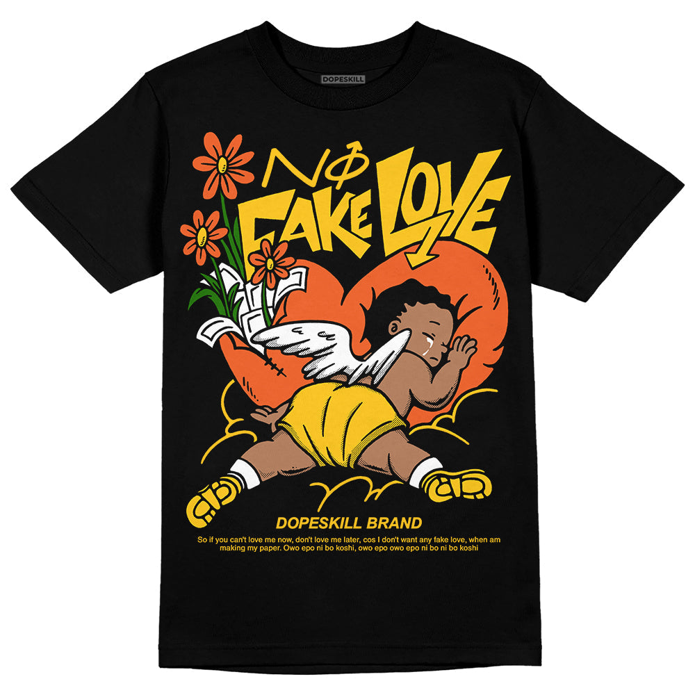 Yellow Collection superstreetwear T-Shirt No Fake Love Graphic