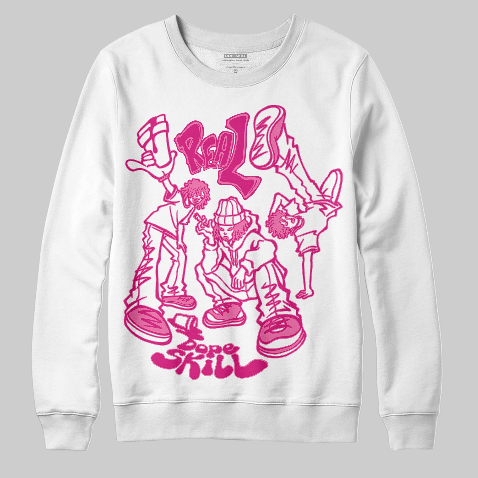 Rick RO Pink Leather Sneakers superstreetwear Sweatshirt Real Y2K Players Graphic