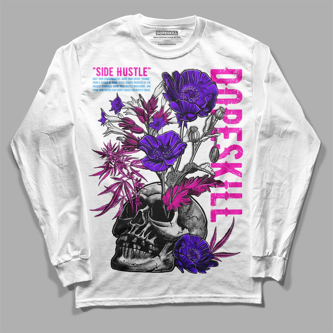Dunk Low Active Fuchsia superstreetwear Long Sleeve T-Shirt Side Hustle Graphic