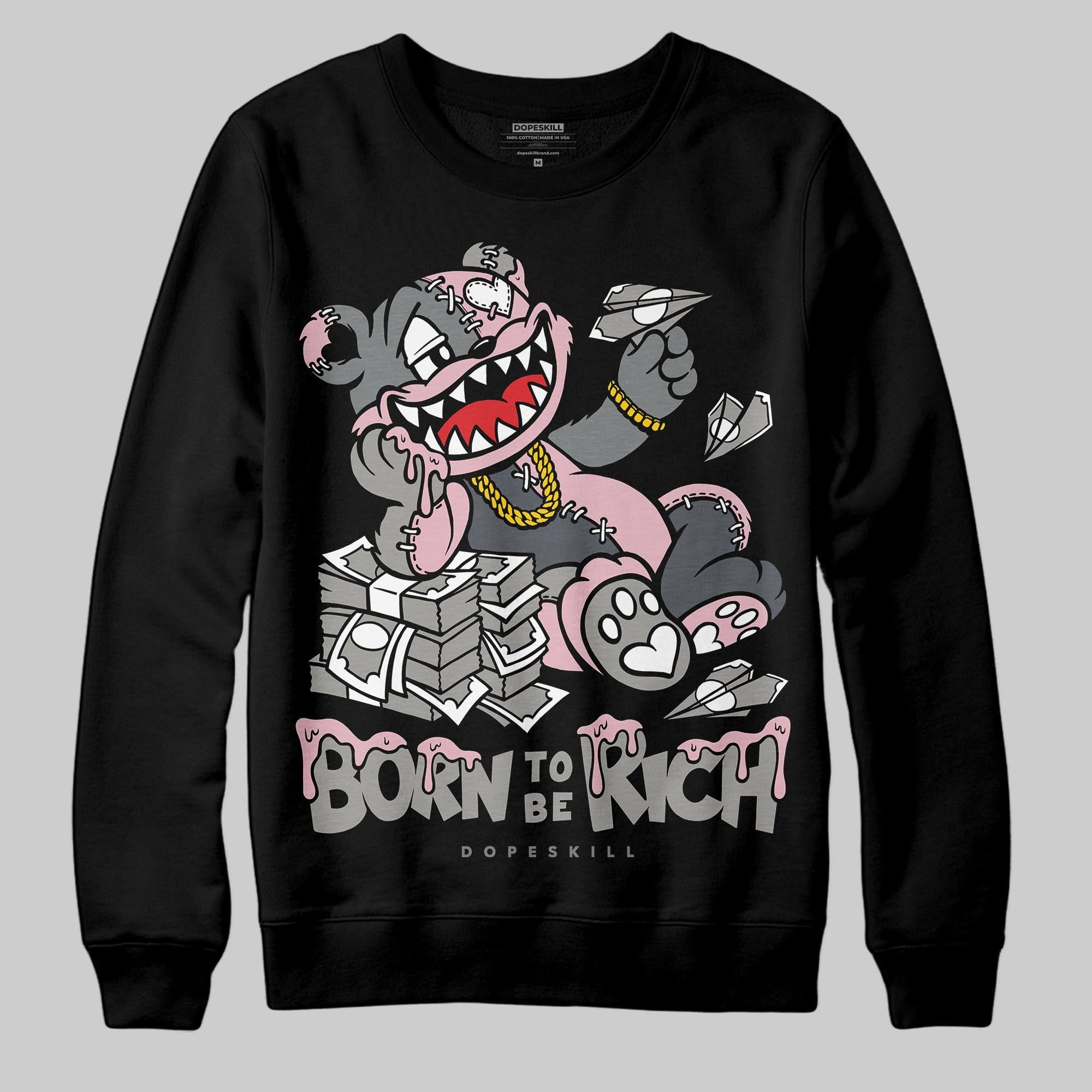Max 95 OG ¡°Pink Foam¡± superstreetwear Sweatshirt Born To Be Rich Graphic