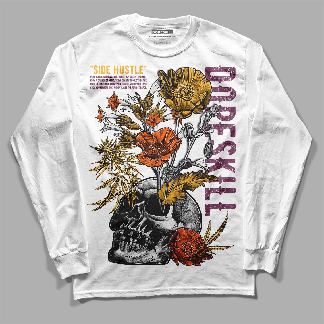 Brotherhood 1s High OG superstreetwear Long Sleeve T-Shirt Side Hustle Graphic