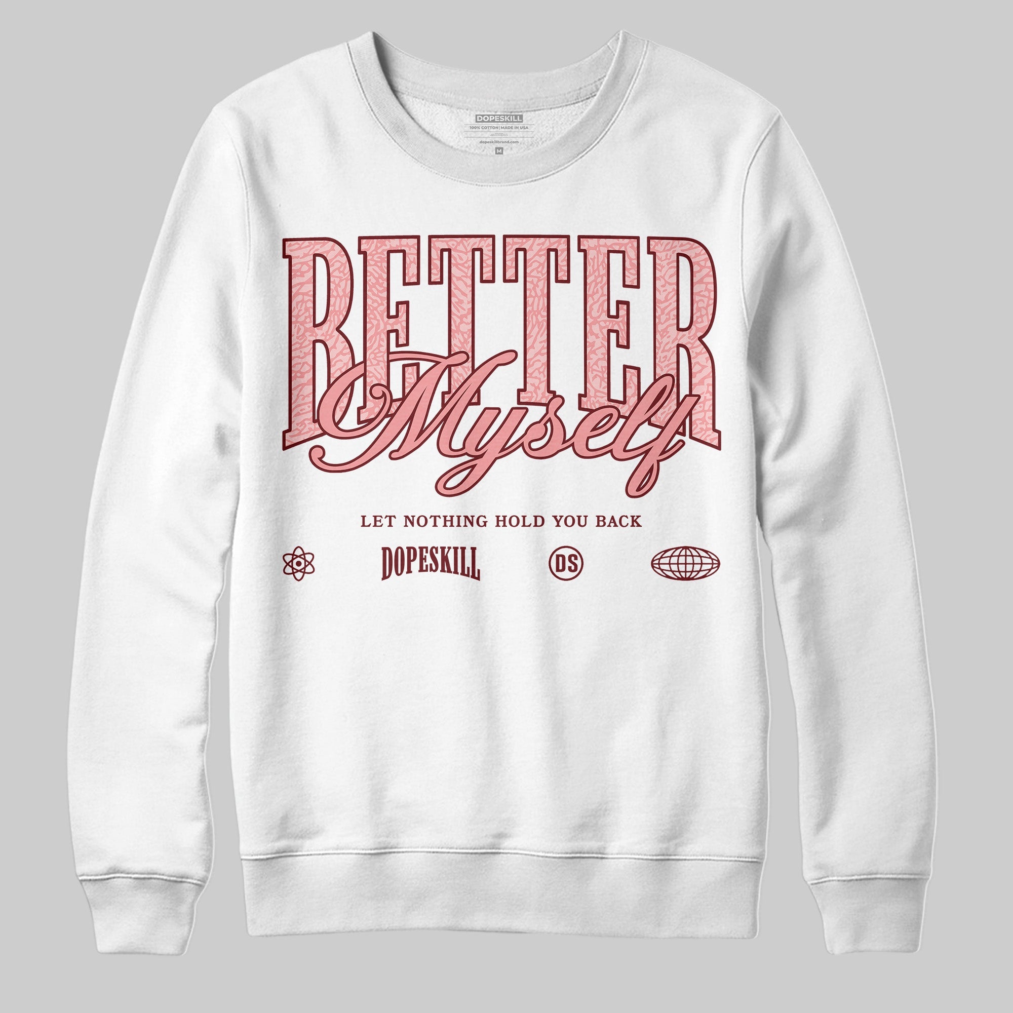 VALENTINE'S Day 3s superstreetwear Sweatshirt Better Myself Graphic