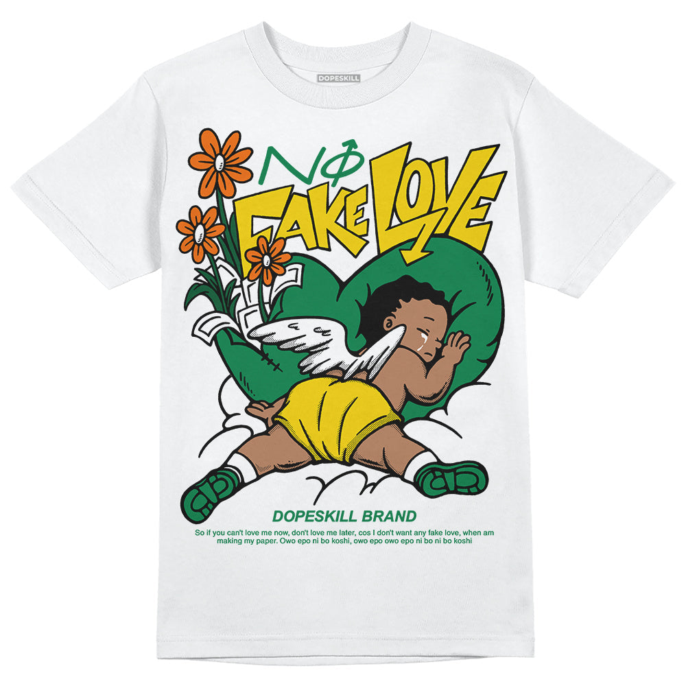 Green Collection superstreetwear T-Shirt No Fake Love Graphic
