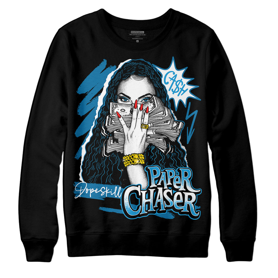 Military Blue 4s superstreetwear Sweatshirt NPC Graphic
