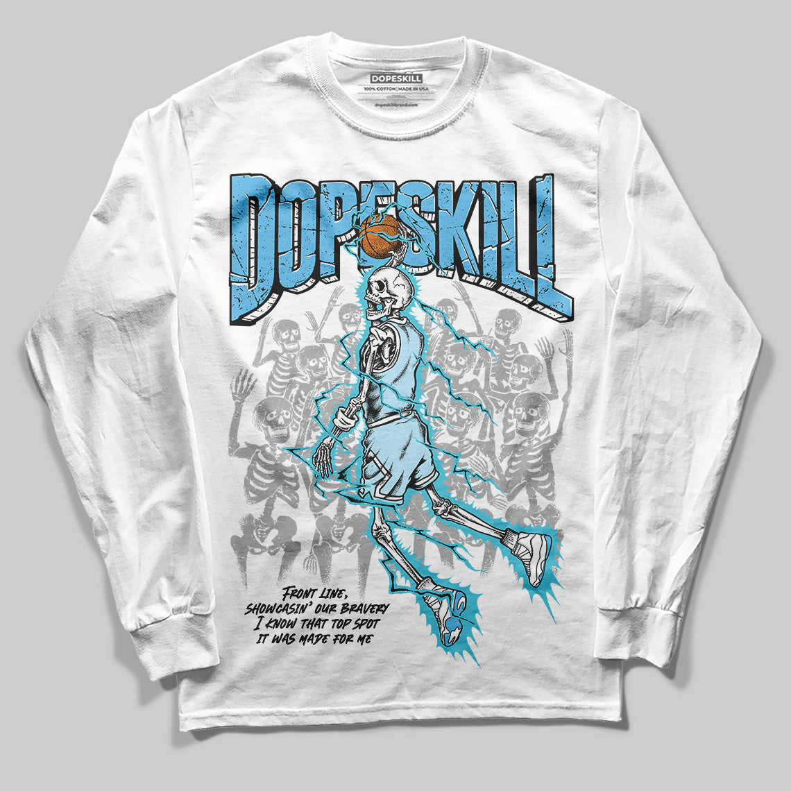 Legend Blue 11s superstreetwear Long Sleeve T-Shirt Thunder Dunk Graphic