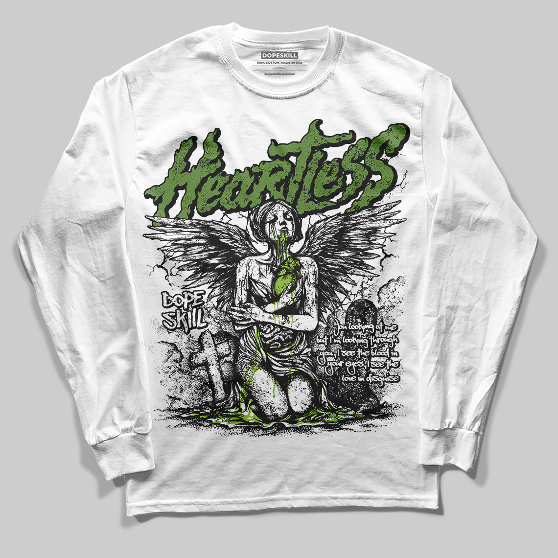 Dunk 'Chlorophyll' superstreetwear Long Sleeve T-Shirt Heartless Graphic