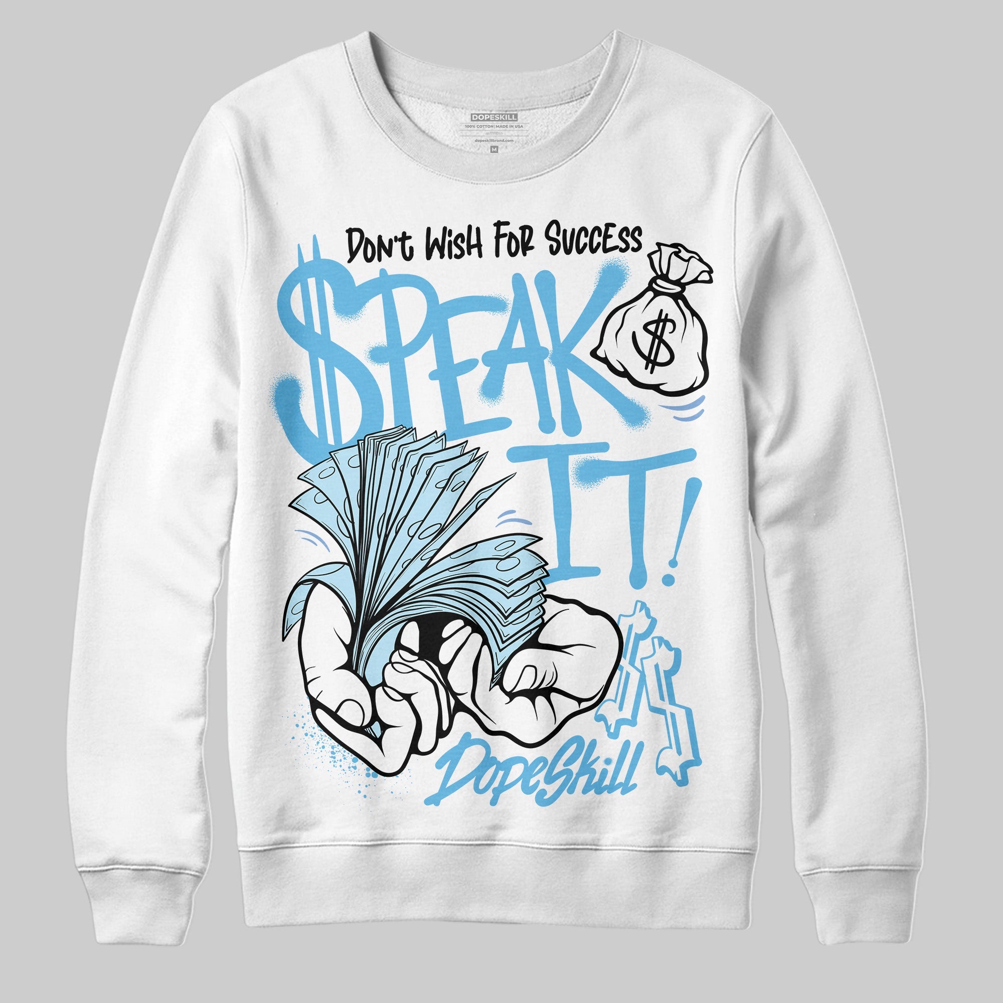 Legend Blue 11s superstreetwear Sweatshirt Speak It Graphic