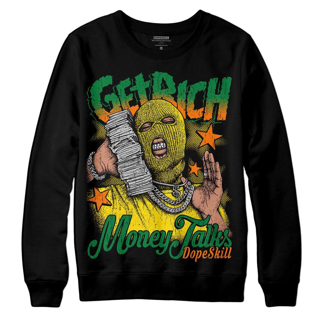 Dunk Low Reverse Brazil superstreetwear Sweatshirt Get Rich Graphic