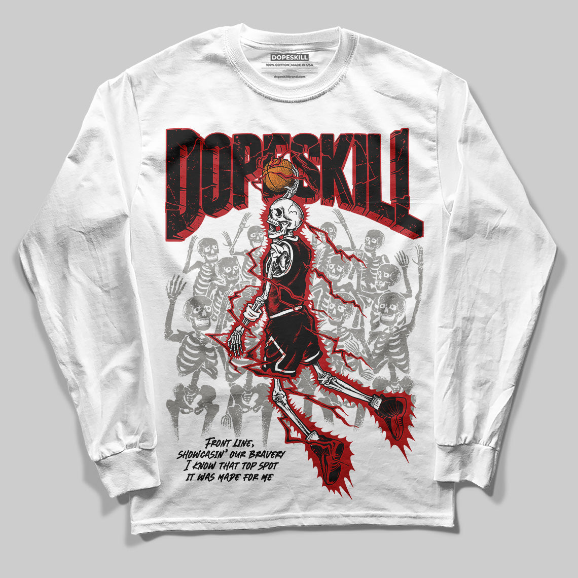 Flu Game 12s superstreetwear Long Sleeve T-Shirt Thunder Dunk Graphic