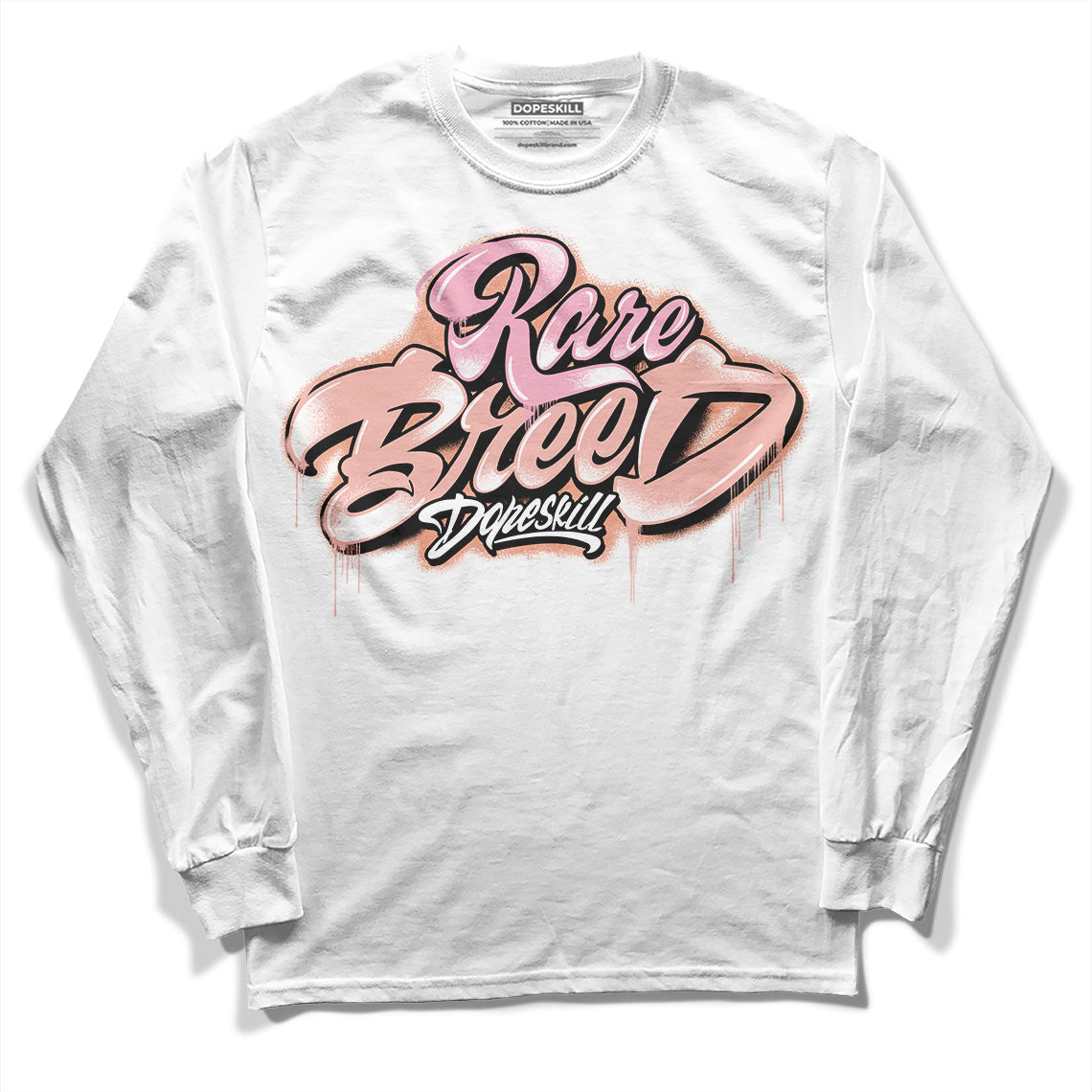 Legend Pink 11s superstreetwear Long Sleeve T-Shirt Rare Breed Type Graphic