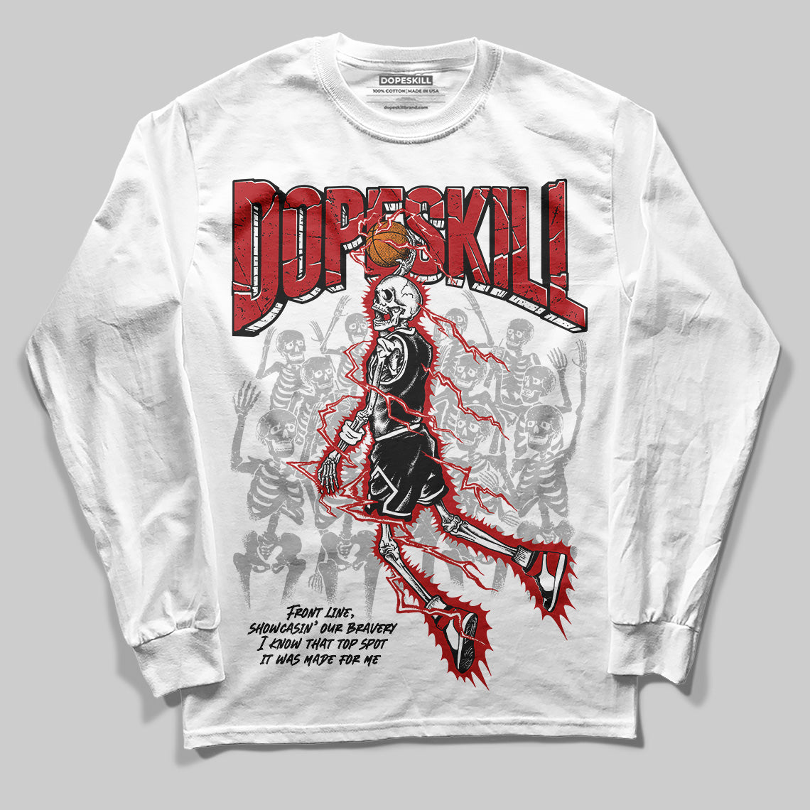Black Toe Reimagined 1s superstreetwear Long Sleeve T-Shirt Thunder Dunk Graphic