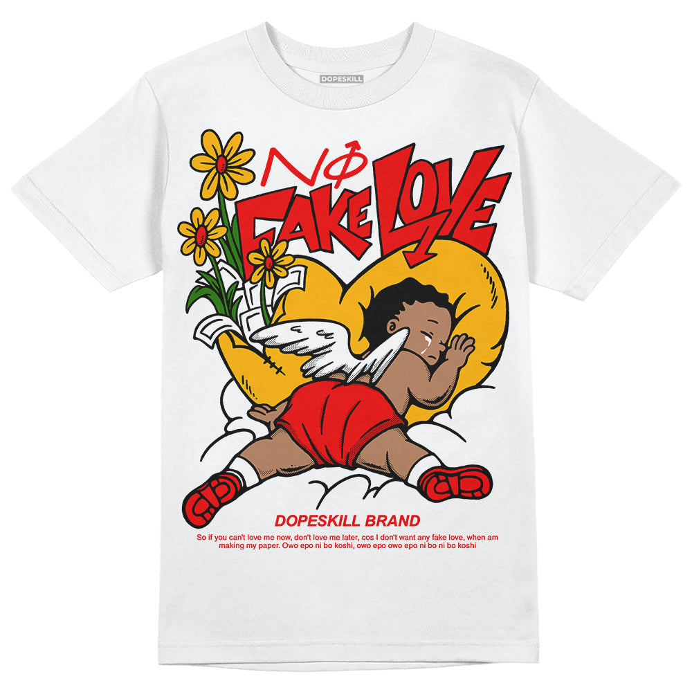 Red Collection superstreetwear T-Shirt No Fake Love Graphic