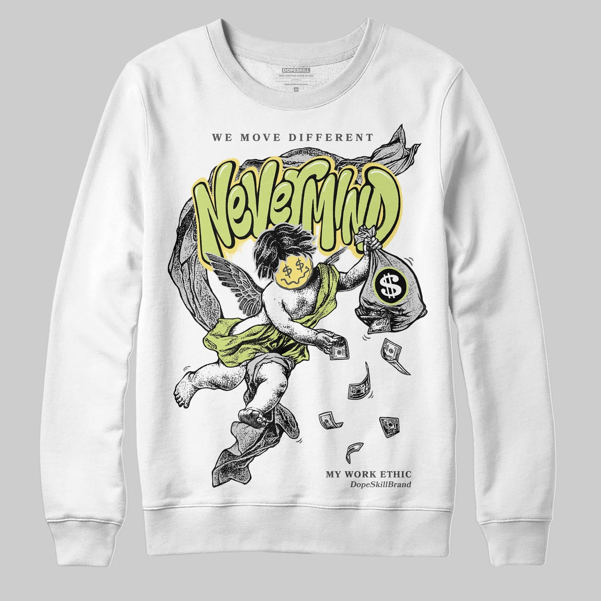 Light Lemon Twist 4s superstreetwear Sweatshirt Nevermind Graphic