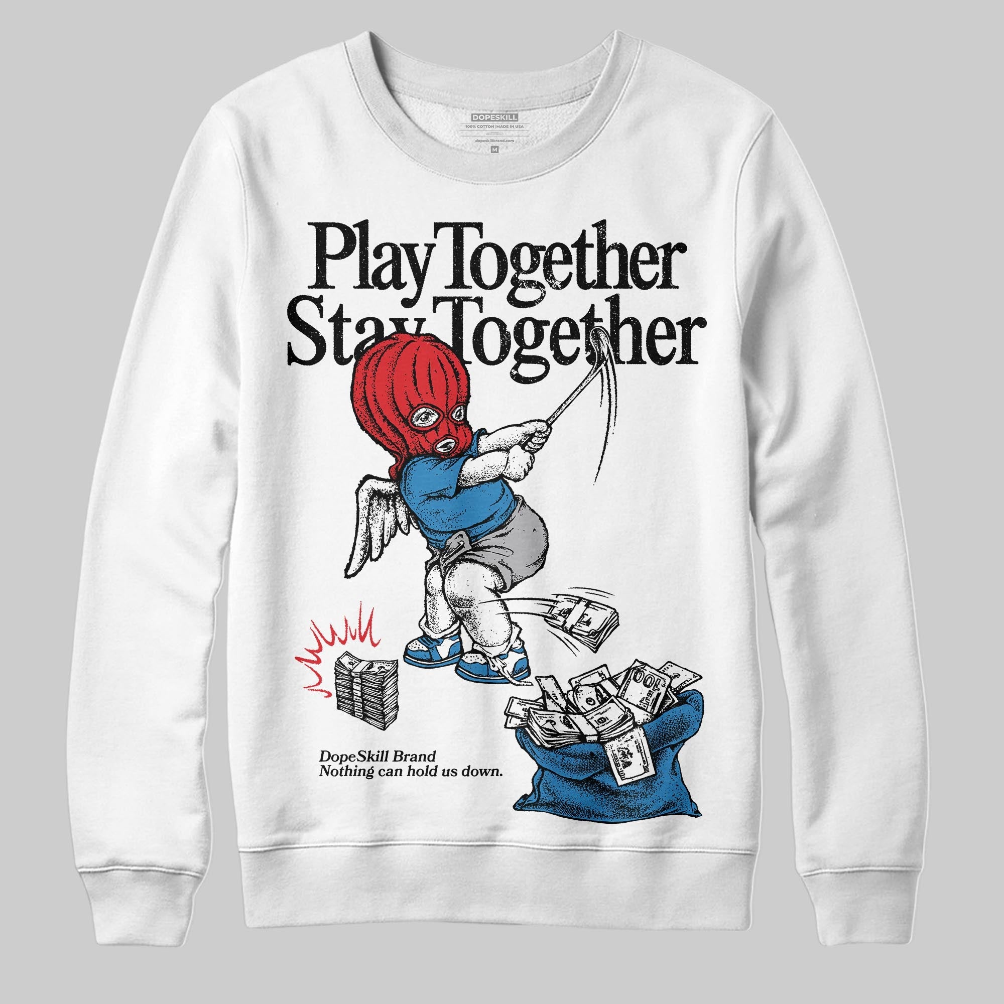 Rare Air 3s superstreetwear Sweatshirt Play together,Stay together Graphic