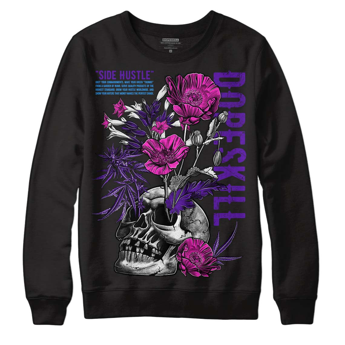 Court Purple 13s superstreetwear Sweatshirt Side Hustle Graphic