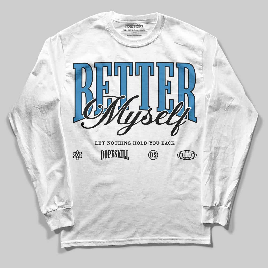 Rare Air 3s superstreetwear Long Sleeve T-Shirt Better Myself Graphic