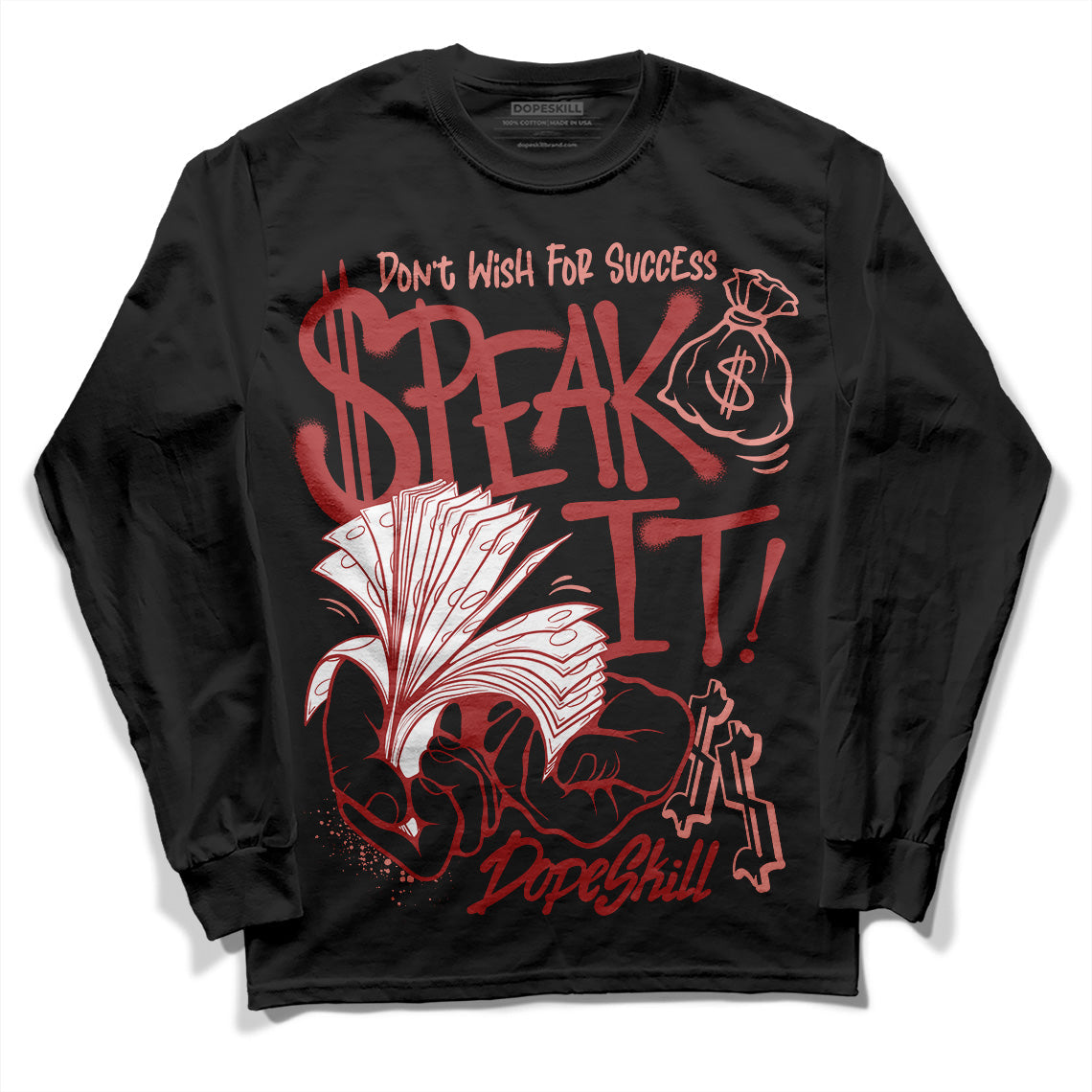 Dune Red 13s superstreetwear Long Sleeve T-Shirt Speak It Graphic