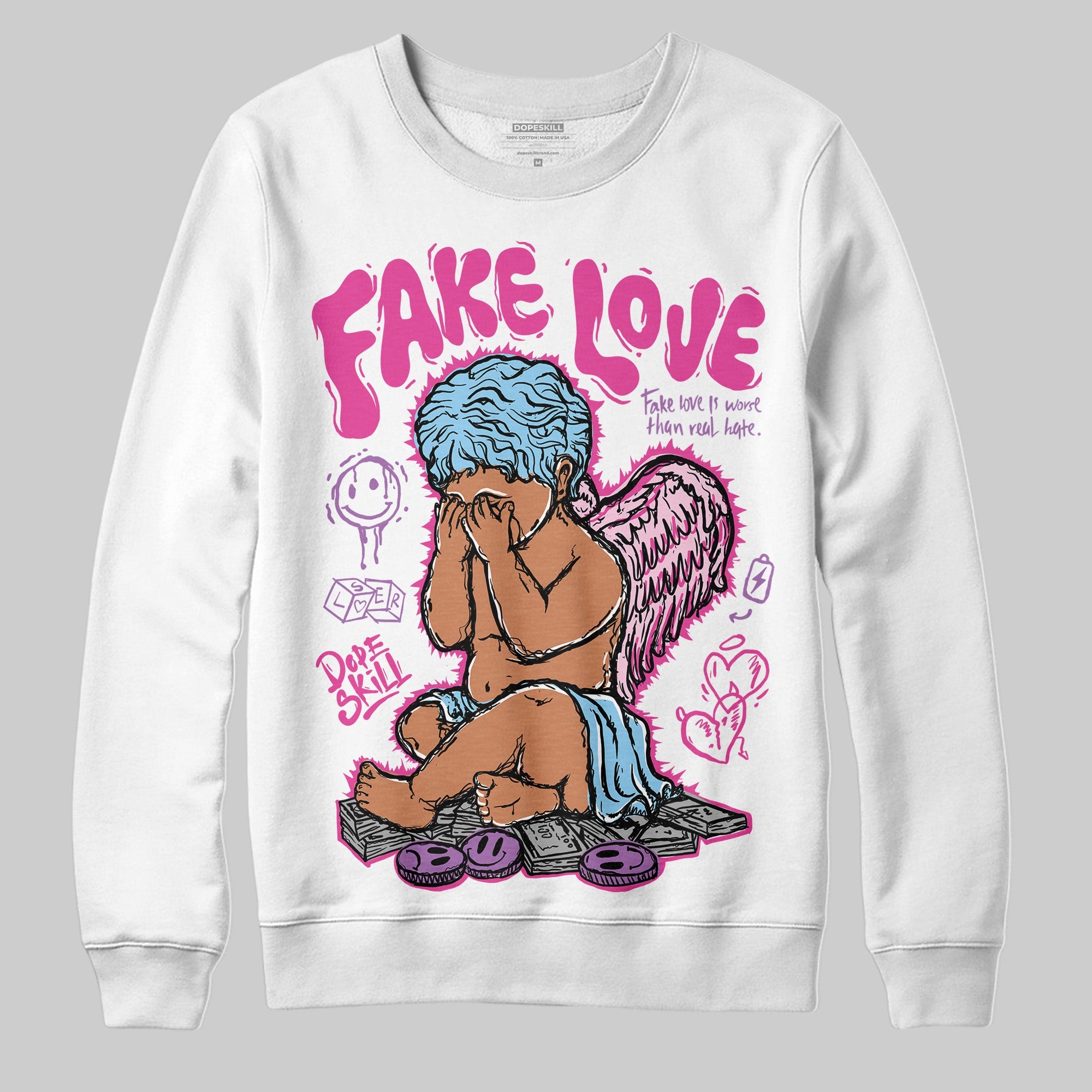 Doernbecher 6s superstreetwear Sweatshirt False Love Graphic