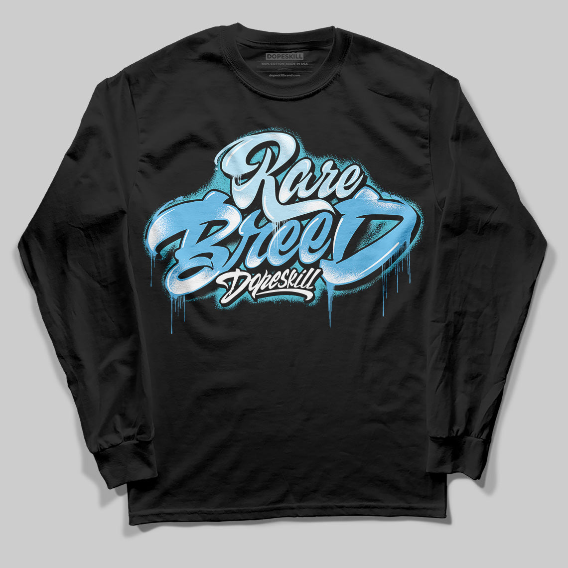 Legend Blue 11s superstreetwear Long Sleeve T-Shirt Rare Breed Type Graphic