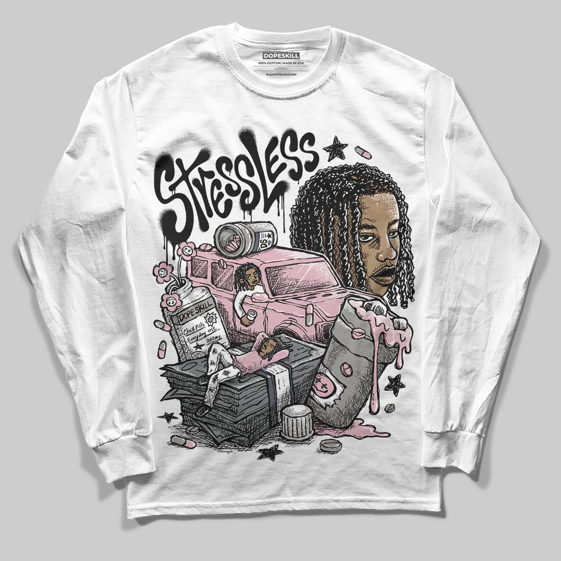 Max 95 OG a??Pink Foama?? superstreetwear Long Sleeve T-Shirt Stressless Graphic