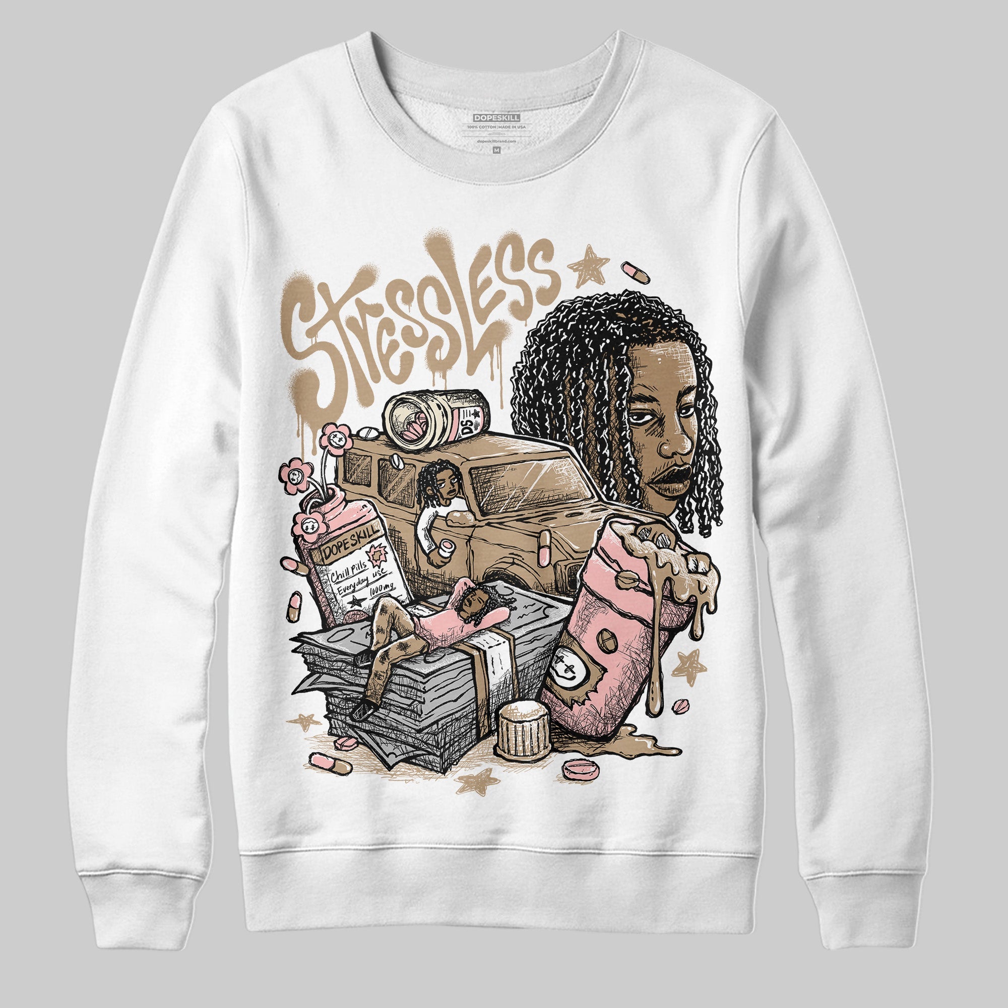 AIR FORCE 1 LINEN superstreetwear Sweatshirt Stressless Graphic