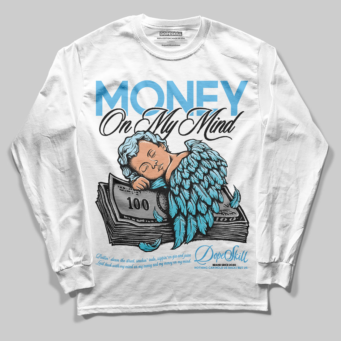 Legend Blue 11s superstreetwear Long Sleeve T-Shirt MOMM Graphic