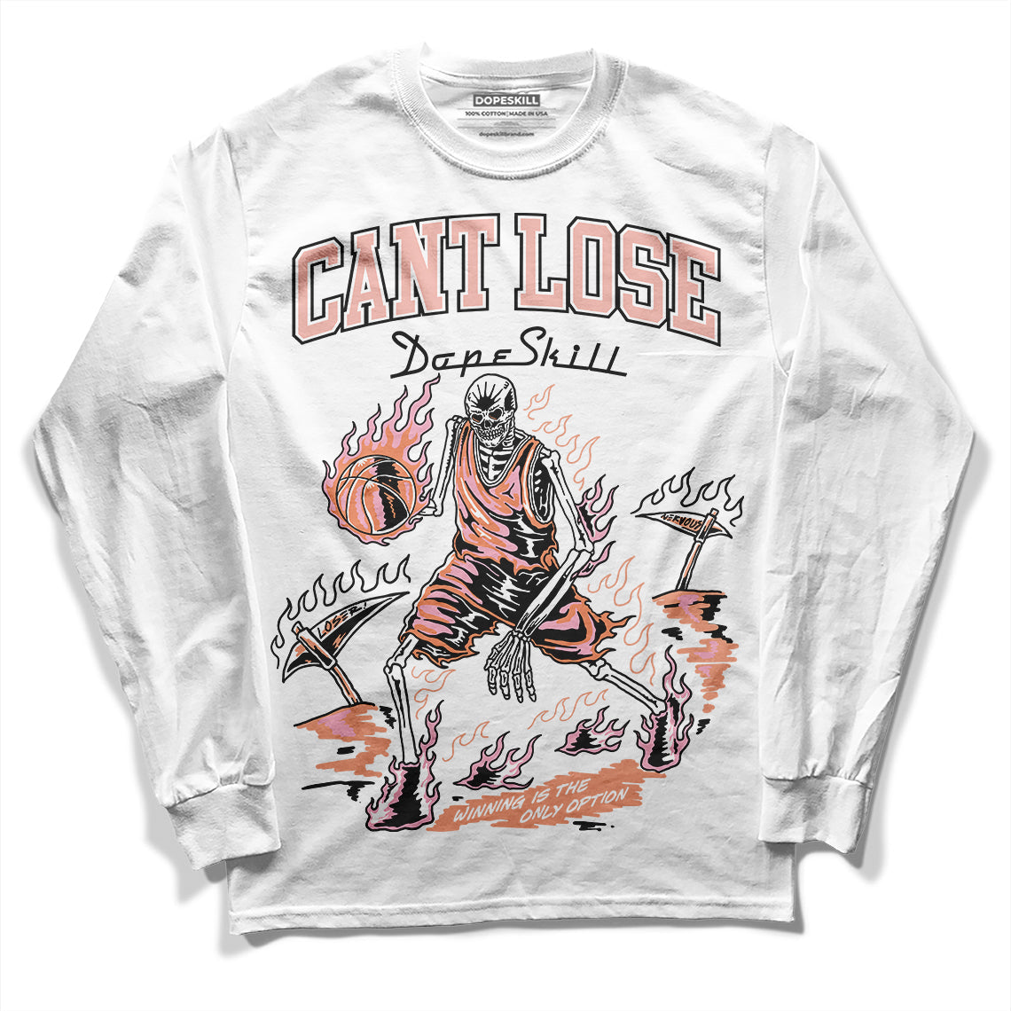 Legend Pink 11s superstreetwear Long Sleeve T-Shirt Cant Lose Graphic